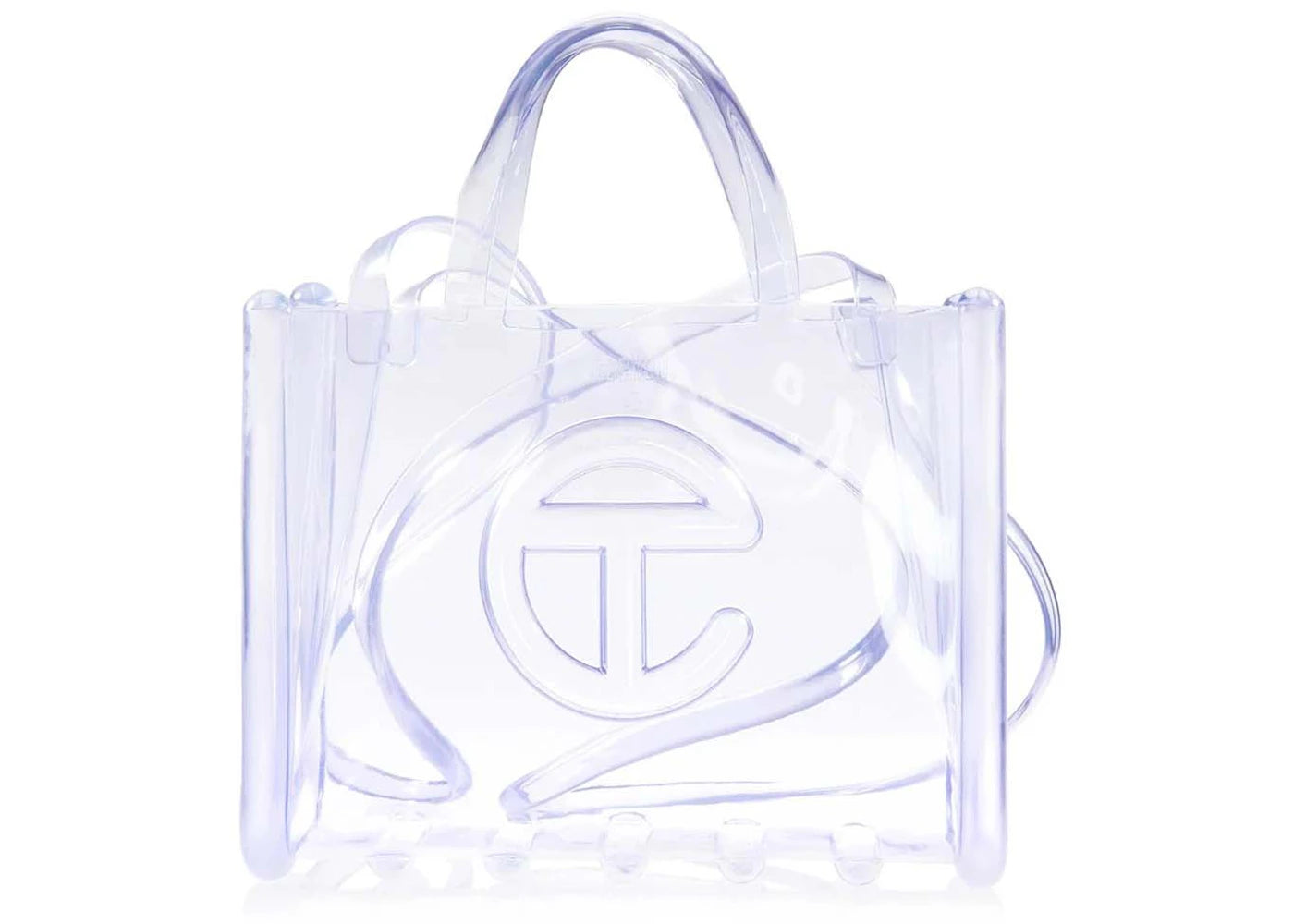 Telfar x Melissa Medium Jelly Shopper Clear - vue 360