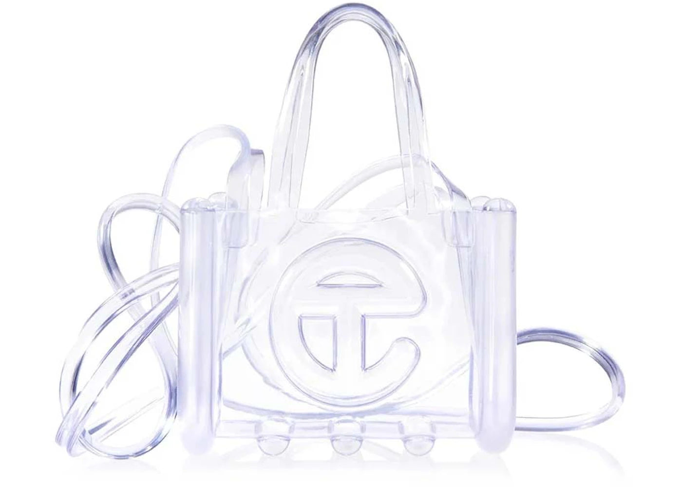 Telfar x Melissa Small Jelly Shopper Clear - vue secondaire A