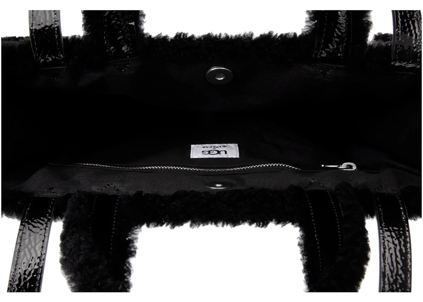 Telfar x UGG Medium Shopper Crinkle Schwarz - vue secondaire B