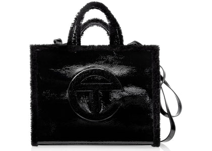 Telfar x UGG Medium Shopper Crinkle Black - authentic Telfar product