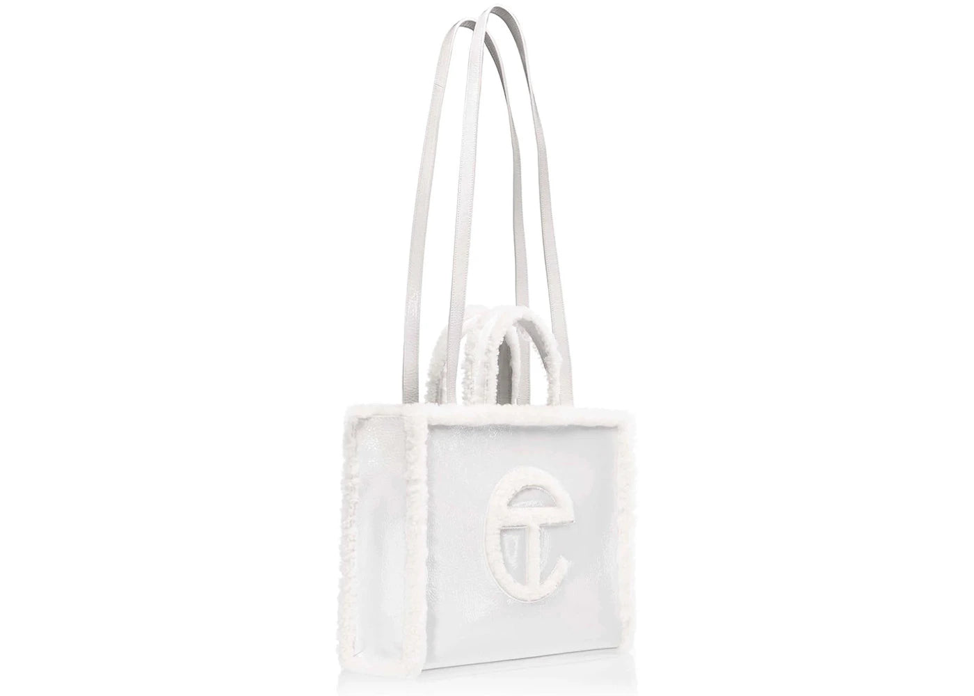 Telfar x UGG Medium Shopper Crinkle White - vue secondaire A