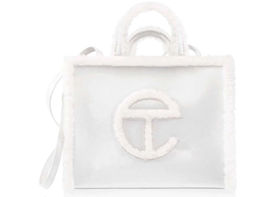 Telfar x UGG Medium Shopper Crinkle White sneakers - authentic Telfar shoes