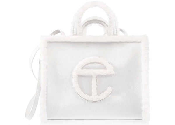 Telfar x UGG Medium Shopper Crinkle White sneakers - authentic Telfar shoes