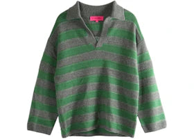 The Elder Statesman Dume Stripe Rugby Fern/Granite