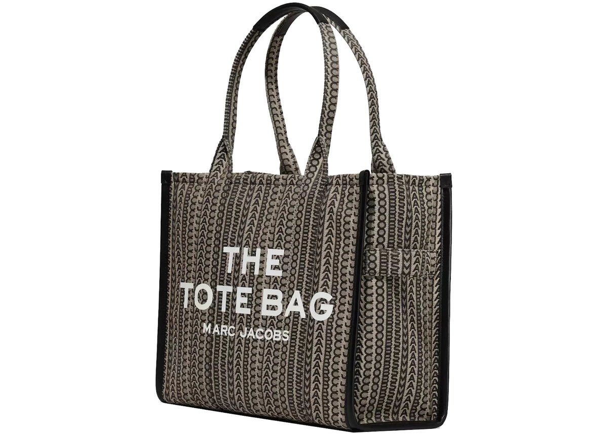 Marc Jacobs Monogram Jacquard Tote Bag Large Brown - vue secondaire B