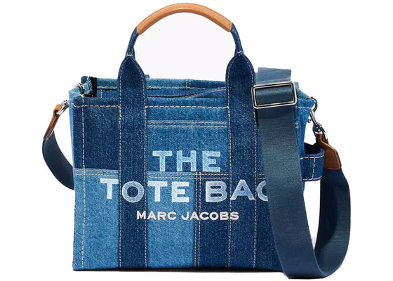 Marc Jacobs The Denim Tote Bag Small Blue Denim sneakers - authentic Marc Jacobs shoes