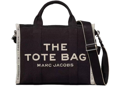 Marc Jacobs The Jacquard Tote Bag Medium Black - authentic Marc Jacobs product