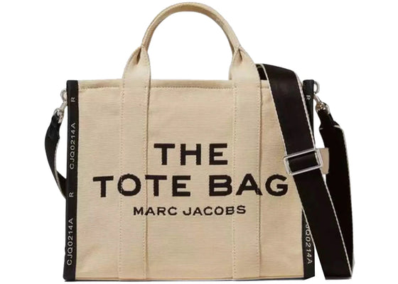 Marc Jacobs The Jacquard Tote Bag Medium Warm Sand sneakers - authentic Marc Jacobs shoes