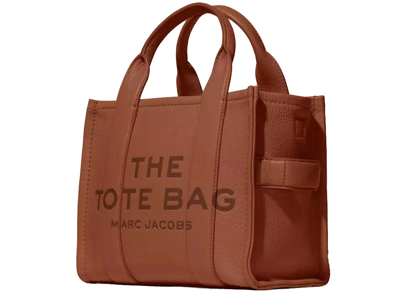 Marc Jacobs The Leather Tote Bag Small Argan Oil - vue secondaire A