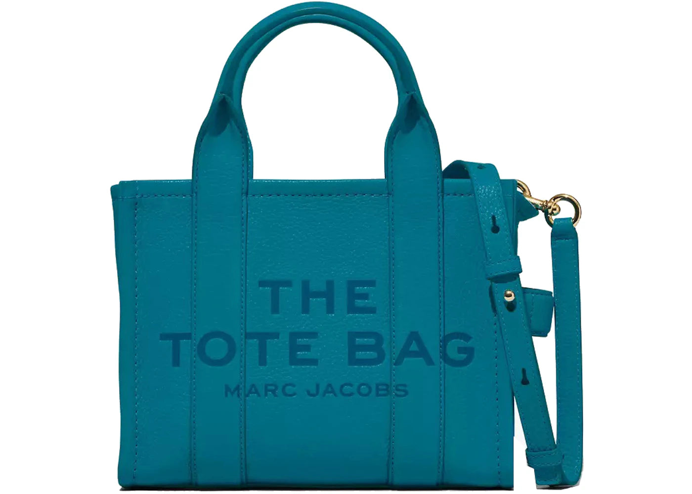 Marc Jacobs The Leather Tote Bag Small Barrier Reef - vue 360