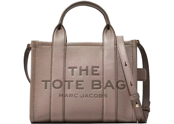 Marc Jacobs The Leather Tote Bag Small Cement sneakers - authentic Marc Jacobs shoes