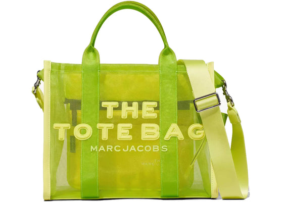 Marc Jacobs The Mesh Tote Bag Medium Bright Green sneakers - authentic Marc Jacobs shoes