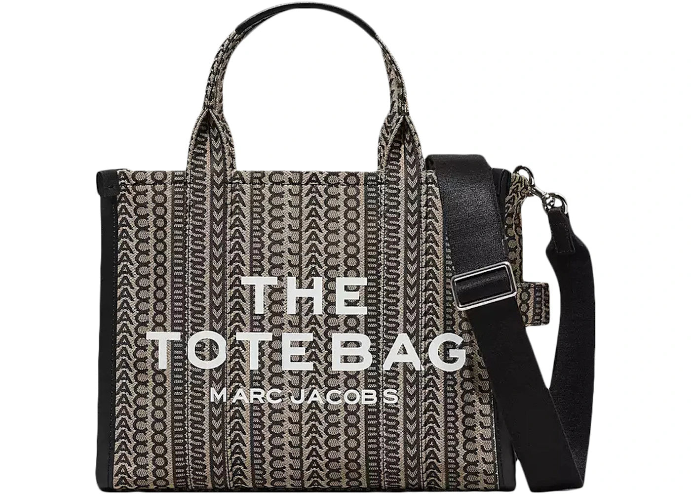 Marc Jacobs The Monogram Medium Tote Bag Brown - vue 360