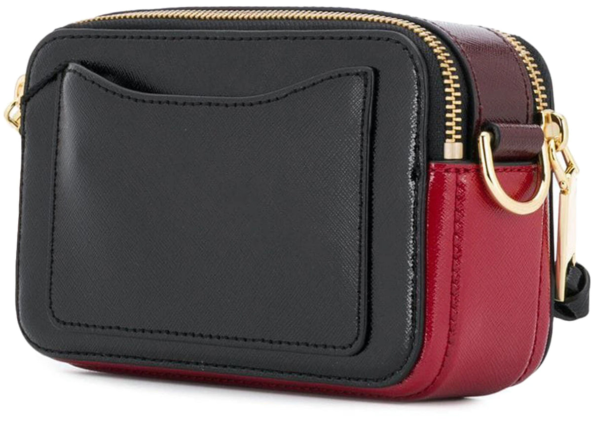 Marc Jacobs The Snapshot Camera Bag Black/Burgundy/White/Gold - vue secondaire B