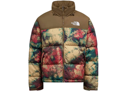 The North Face 1996 Printed Retro Nuptse 700 Fill Packable Jacket Antelope Tan Ice sneakers - authentic The North Face shoes