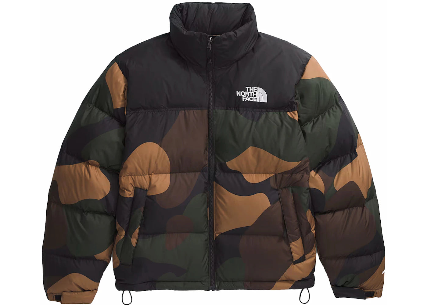 The North Face 1996 Retro Nuptse 700 Fill Packable Jacket TNF Black Block Camo Print/TNF Black