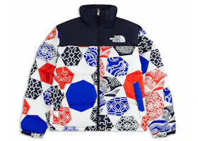 The North Face 1996 Retro Nuptse IC Geo Print Jacket Blue