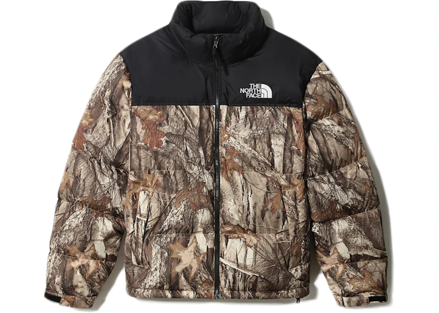 The North Face 1996 Retro Nuptse Packable Jacket Kelp Tan Forest Floor Print - vue secondaire A