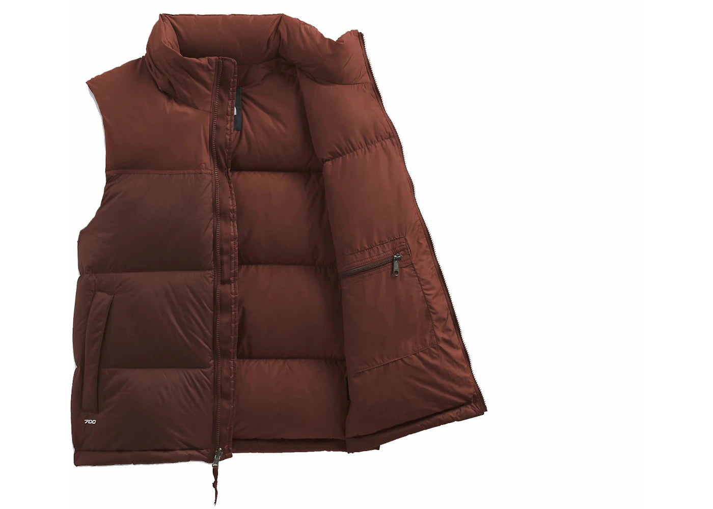 The North Face 1996 Retro Nuptse Vest Dark Oak - vue secondaire B