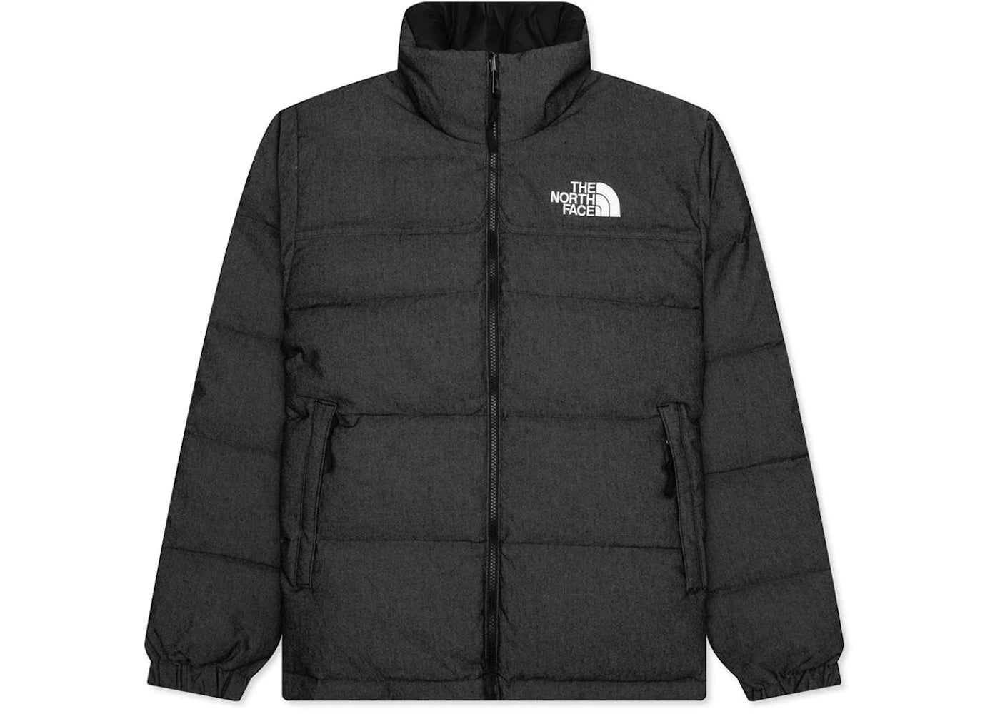 The North Face 92 Reversible Nuptse Jacket Black - vue secondaire A