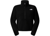 The North Face Glacier Fleece 1/2 Zip Short Hoodie Black