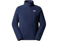 The North Face Glacier Fleece 1/4 Zip Hoodie Summit Navy