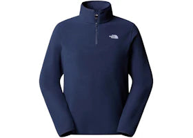 The North Face Glacier Fleece 1/4 Zip Hoodie Summit Navy