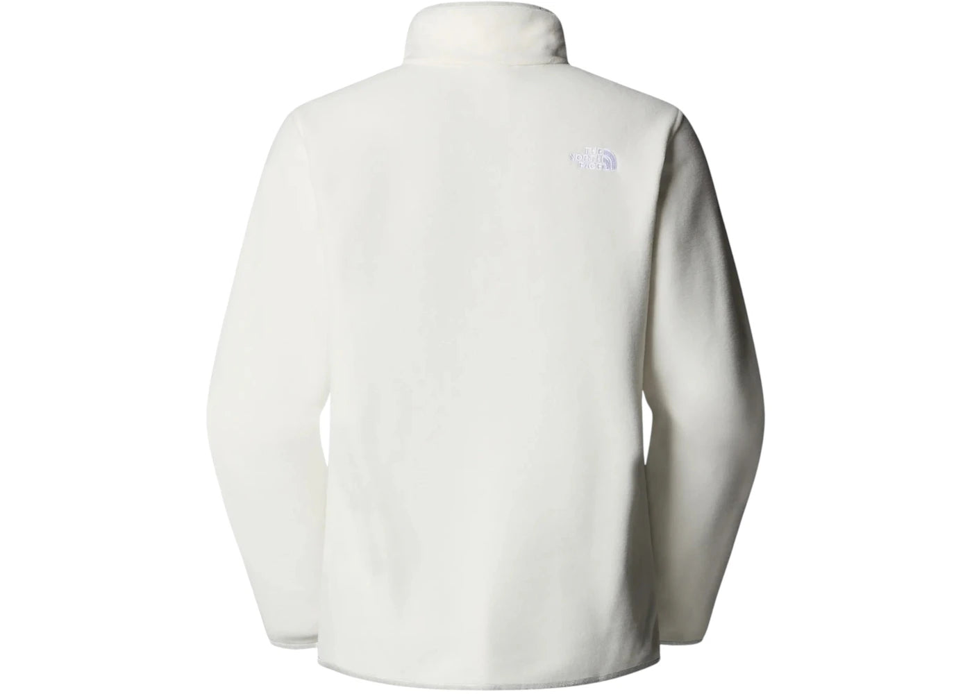 The North Face Women's Glacier Fleece 1/4 Zip Hoodie White Dune - vue secondaire B