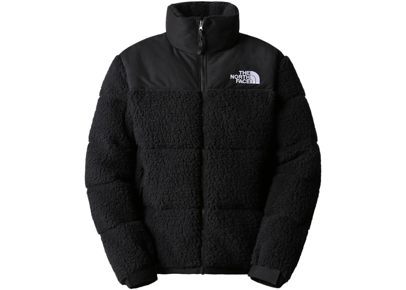 The North Face High Pile 600 Fill Recycled Waterfowl Down Nuptse Jacket TNF Black - vue 360