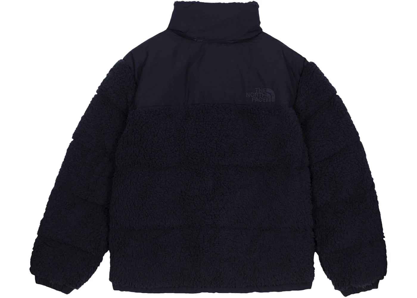 The North Face High Pile Nuptse 600-Fill Recycled Waterfowl Down Jacket Aviator Navy - vue secondaire B