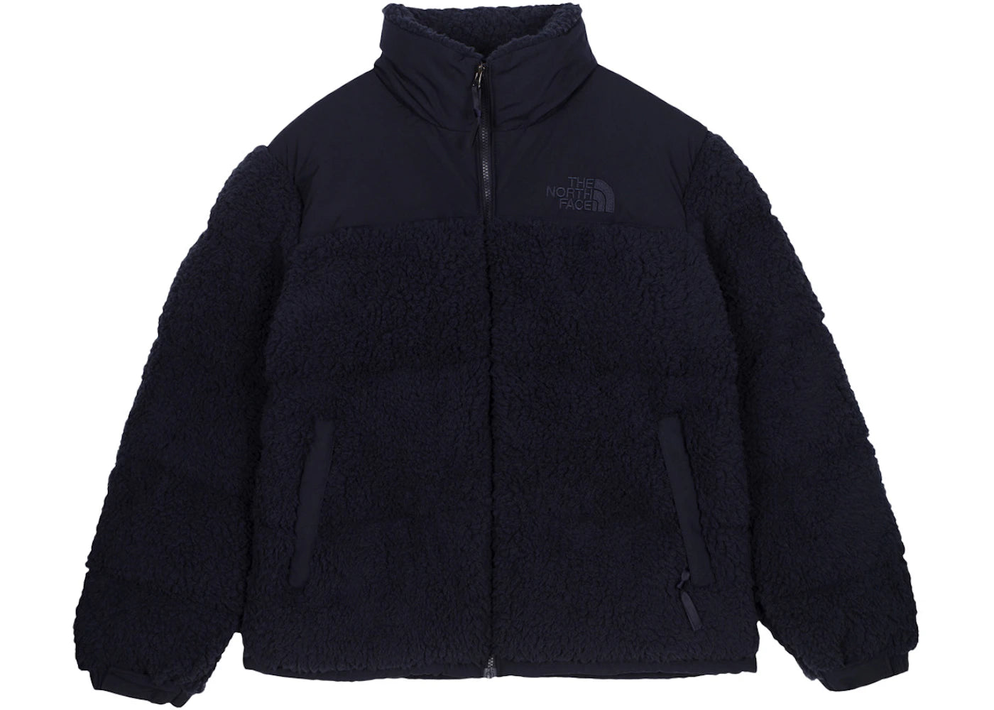 The North Face High Pile Nuptse 600-Fill Recycled Waterfowl Down Jacket Aviator Navy - vue secondaire A