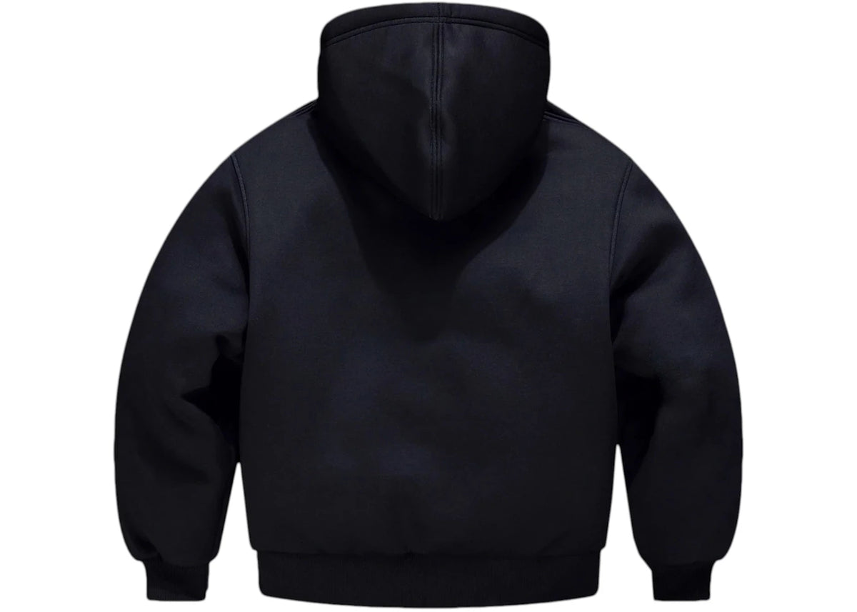 The North Face Leather Pack Insulated Hoodie Black Insulated Hooded Zip - vue secondaire B