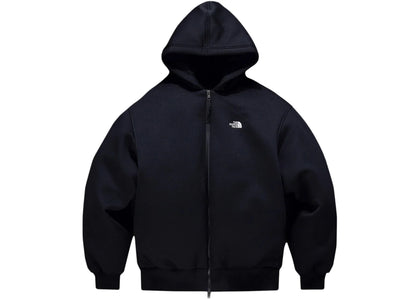 The North Face Leather Pack Insulated Hoodie Black Insulated Hooded Zip - apparel view 2
