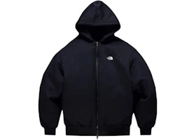 The North Face Leather Pack Insulated Hoodie Black Insulated Hooded Zip - vue 360