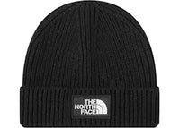 The North Face Logo Box Cuffed Beanie Black