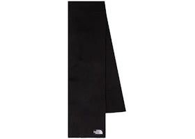 The North Face Logo Box Knit Scarf Black - vue 360
