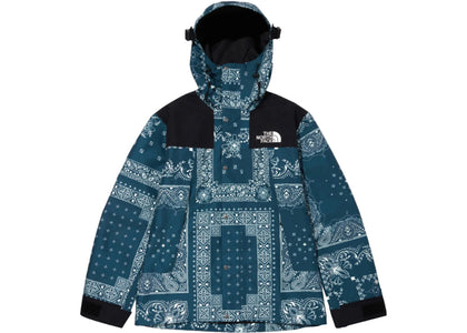 The North Face Novelty GTX Paisley Mountain Jacket Peacock Blue - apparel view 2