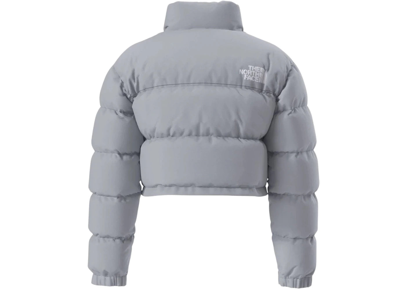 The North Face Women's Nuptse Short Jacket Blue Flax - vue secondaire A