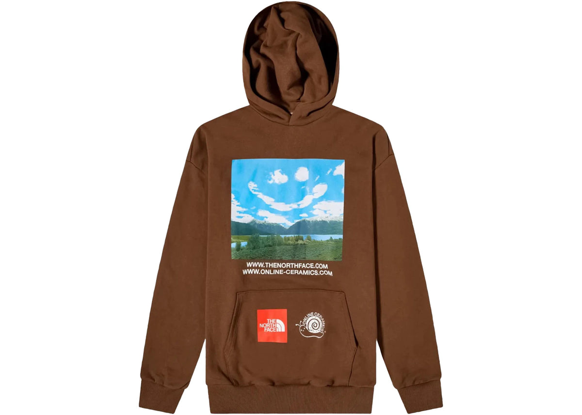 The North Face x Online Ceramics Pullover Hoodie Earth Brown - vue secondaire A
