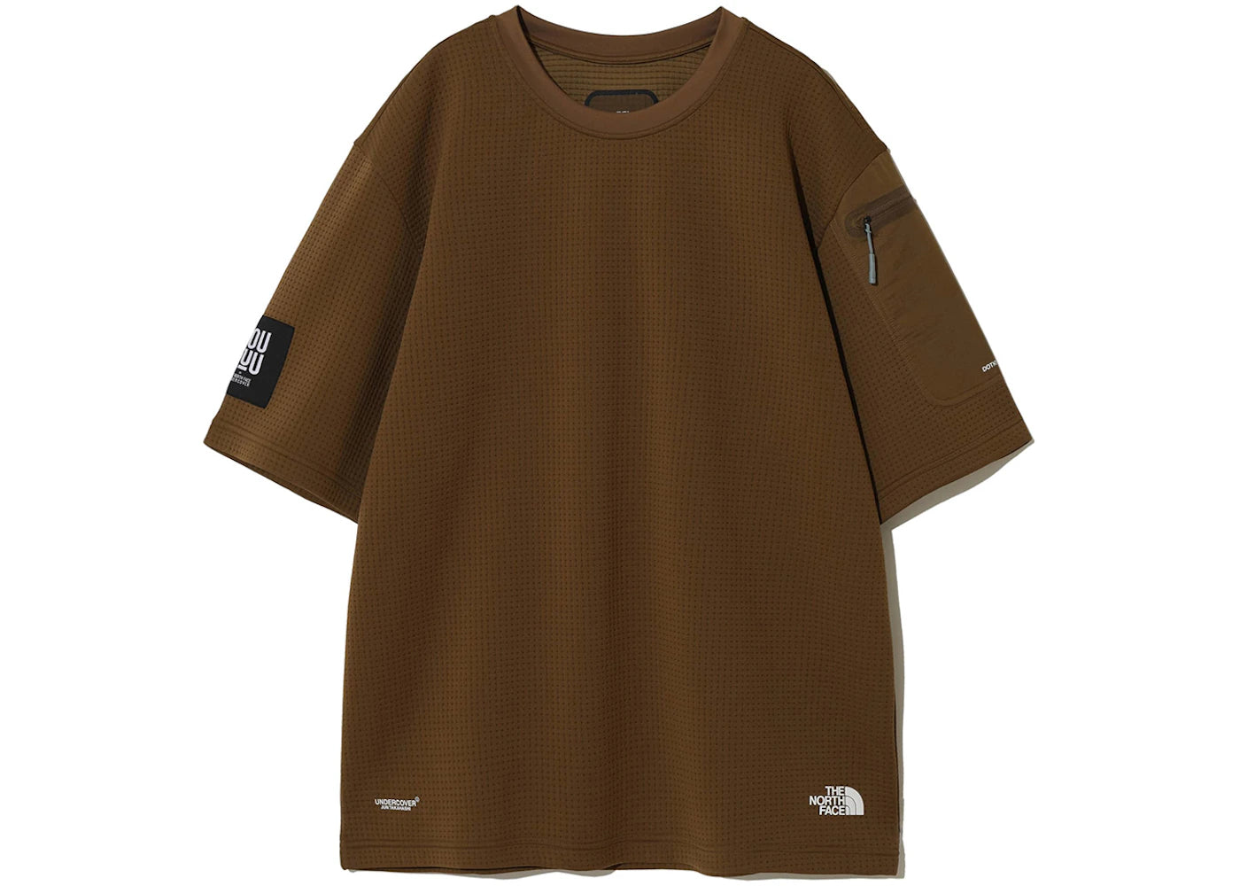 The North Face x Undercover Soukuu Dotknit T-Shirt Sepia Brown - vue secondaire A
