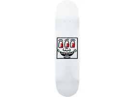 The Skateroom Keith Haring - Untitled Smile Collectible Skate Deck White - vue 360