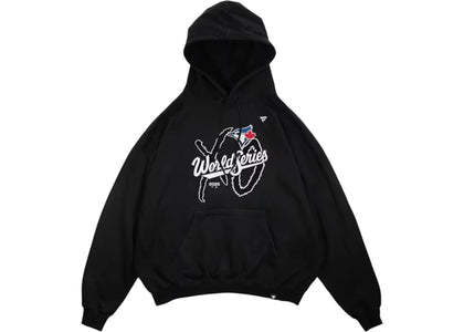 The Weeknd XO x MLB Toronto Blue Jays Hoodie Black - authentic The Weeknd apparel