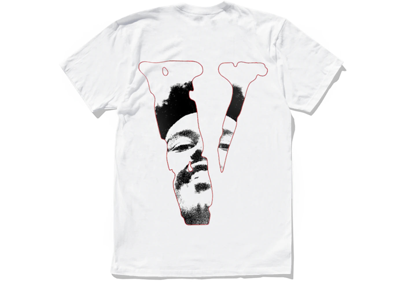 The Weeknd x Vlone After Hours Blood Drip Tee White - vue secondaire A