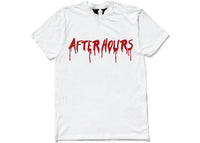 The Weeknd x Vlone After Hours Blood Drip Tee White