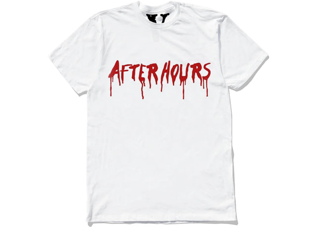 The Weeknd x Vlone After Hours Blood Drip Tee White