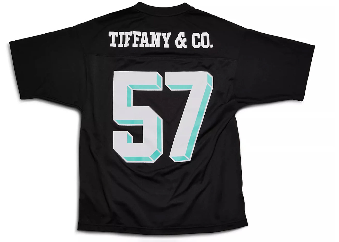 Tiffany & Co. x NFL x Mitchell & Ness Football Jersey Black/Tiffany Blue - vue secondaire B