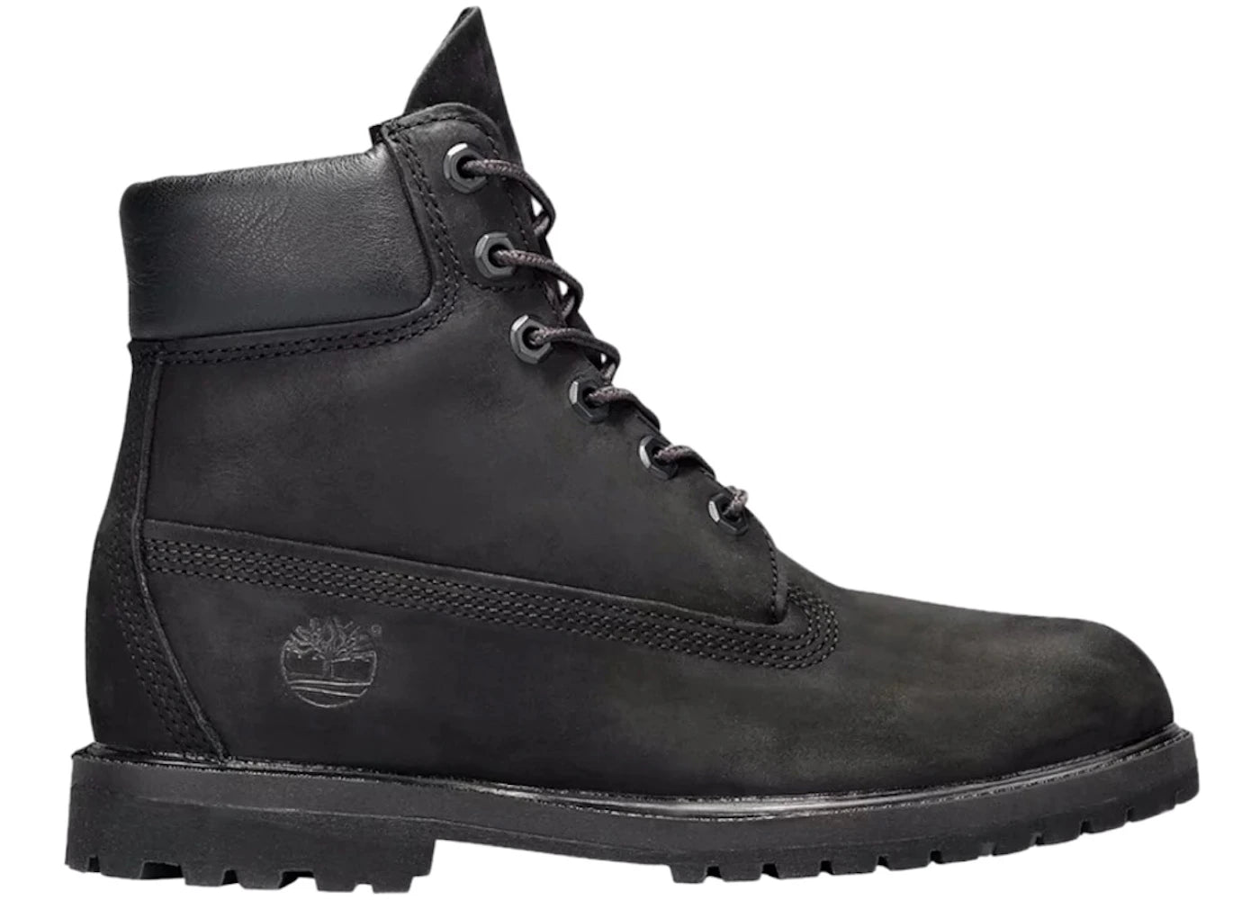 Timberland 6 Inch Premium Waterproof Boots Black Nubuck (Women's) - vue 360