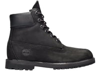 Timberland 6 Inch Premium Waterproof Boots Black Nubuck (Women's)