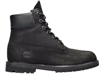 Timberland 6 Inch Premium Waterproof Boots Black Nubuck (Women's)