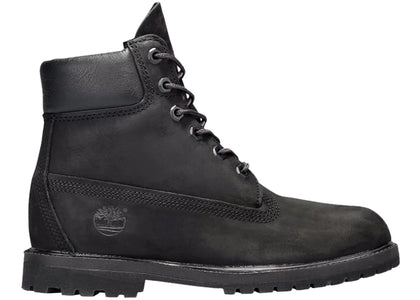 Timberland 6 Inch Premium Waterproof Boots Black Nubuck (Women's) - authentic Timberland sneakers